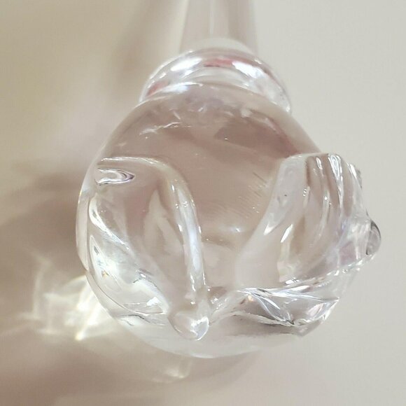 Mikasa Apple Crystal Wine Bottle Stopper w/ box glass farmhouse cottage core - Picture 5 of 11